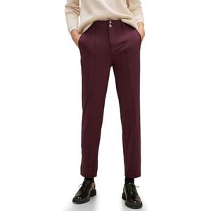 Street One A376962 Chinobroek voor dames, Plummy Wine