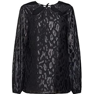 ESPRIT Collection Blouse dames, 001/zwart, XXL, 001/zwart