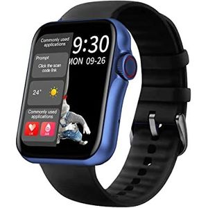SMARTY 2.0 SW028N22 Smartwatch met siliconen armband, chrono, foto, hartslag, bloeddruk, route