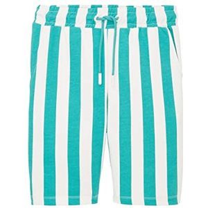 Tom Tailor Tracksuit Pants 1036258 Pantalon de survêtement, Enfants, 31730/Green Beige Vertical Stripe, 164