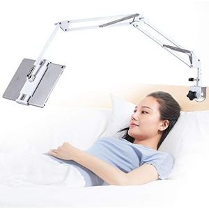 Verstelbare tabletstandaard, inklapbaar, universele tablethouder van flexibel aluminium met 360 graden rotatie voor iPad/iPhoneX/iPad Pro/N-Switch of andere apparaten van 11,4 tot 32,9 cm