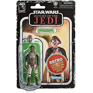 Hasbro Star Wars Retro Collection, Lando Calrissian (Skiff Guard), Star Wars : De terugkeer van de Jedi, verzamelfiguur, 9,5 cm schaal, vanaf 4 jaar, F7277, meerkleurig