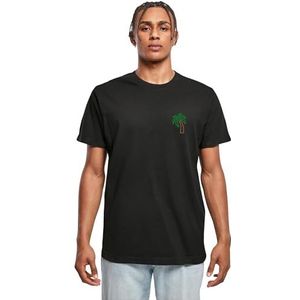 Mister Tee Coconut Tree Tee 3XL Zwart, 3XL, zwart.