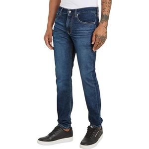 Calvin Klein Jeans Slim Taper J30j324849 Herenbroek, Denim (Denim Dark)