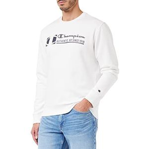 Champion Graphic Shop Authentic Yoga sweatshirt voor heren, Wit.