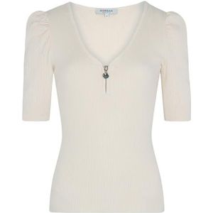 Morgan Pull-Over Femme, Ivoire, XL