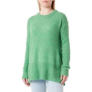 ICHI Ihkamara Long Ls Sweater dames, 166138/Kelly Green, L, 166138/Kelly Green