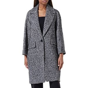 Sisley Coat 2matln01e Damesjas van wolmix (1 stuk), Zwart 902