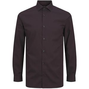 JACK & JONES Slim fit overhemd voor heren, Winetasting/Fit: slim fit