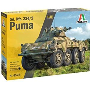 1:35 Italeri 6572 Sd.Kfz. 234/2 Puma Plastic Modelbouwpakket