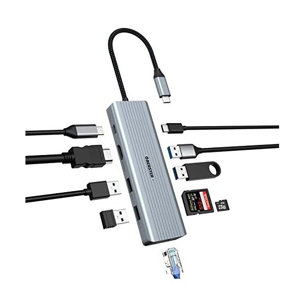 DirectGoods Hub USB-C 13 en 1 - Station d'accueil pour ordinateur