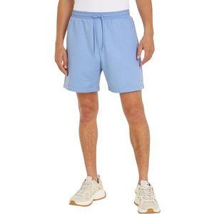 Tommy Jeans Short de survêtement court en polaire pour homme, bleu, S