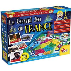 Lisciani - I'm a Genius Talent School – Het grote spel de France – educatief spel en plezier – Quiz – ontdekt Frankrijk – voor kinderen vanaf 6 jaar