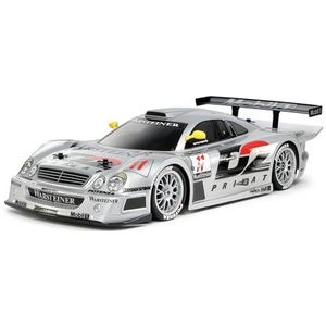 Tamiya 58731 1:10 RC MB CLK-GT-R 1997 TC-01 - op afstand bestuurbare auto, voertuig, modelbouw, montage, vrije tijd, radiografisch bestuurbare kit, ongeverfd