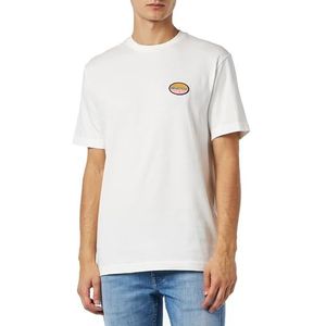 United Colors of Benetton T-Shirt Unisexe-Adulte, Blanc crème 074, S