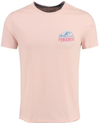 KEYLARGO MT Sound Round T-shirt pour homme, Rose fumé (1326), XXL