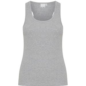 ICHI Ihpalmer Rib Box to Bretelles/Cami T-shirt pour femme, 200318/gris mélangé, XL