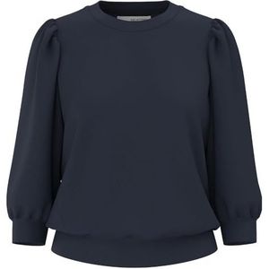 SELECTED FEMME Slftenny 3/4 Sweatshirt Top Noos Trainingspak voor dames, Dark Sapphire