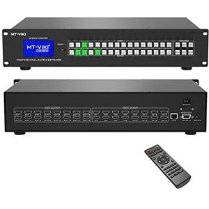 MT-VIKI 4K 16 x 16 2U HDMI matrixschakelaar 16 in 16 uitgangen met bedieningsmenu Infrarood afstandsbediening RS-232 LAN EDID HDCP1.4 ADI 30Hz