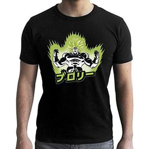 ABYstyle - Dragon Ball Super Broly T-shirt voor heren - zwart, zwart.