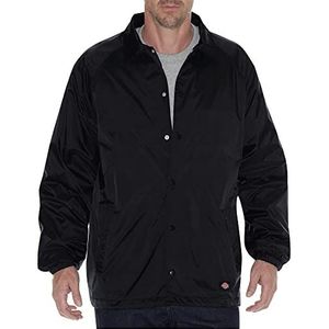 Dickies - 76-242 jas van nylon Snap Front, zwart.