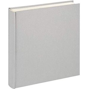 walther design FA-508-D Fotoalbum Cloth, grijs, 30 x 30 cm