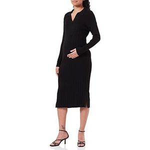 SUPERMOM Dress Avery Damesjurk met lange mouwen, zwart - P090, 44, zwart - P090