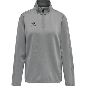 hummel Hmlcore Xk 1/2 Zip Sweatjack voor dames, grijs.