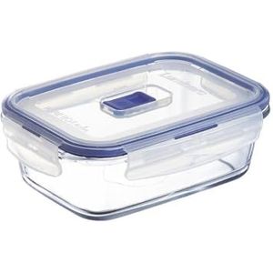 Luminarc Pure Box Active glazen voorraadpot, rechthoekig, 0,82 l