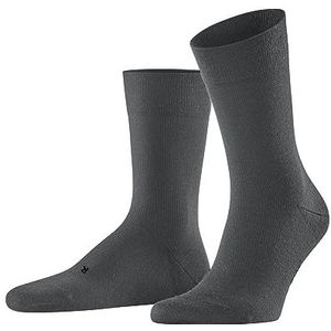 FALKE Stabilizing Wool Everyday stabiliserende sokken met compressiezone rond de enkel effen ademend klimaatregulerend geurremmende wol 1 paar, Grijs (Dark Grey 3070)