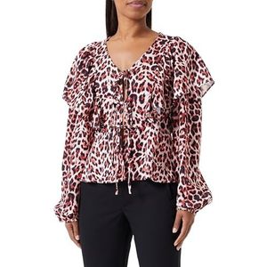 nascita Blouse voor dames, Leo rood