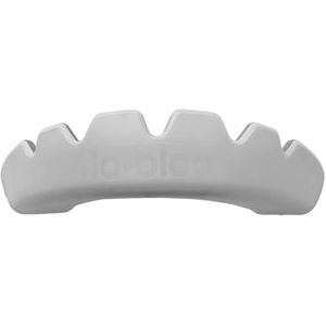 lobloo Slick Professional Mouthguard bescherming met dubbele dichtheid voor hoogcontactsporten zoals MMA, hockey, voetbal, rugby, maat L + 13 jaar, ivoor