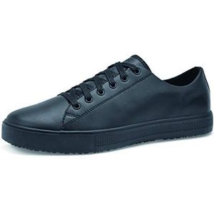 Shoes for Crews Old School Low Rider IV Werkschoenen voor dames en heren, met antislip loopzool, waterdicht, licht, zwart