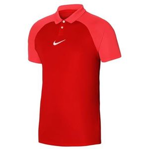 Nike M Nk DF Acdpr SS Poloshirt voor heren, University Red/Bright Crimson / wit