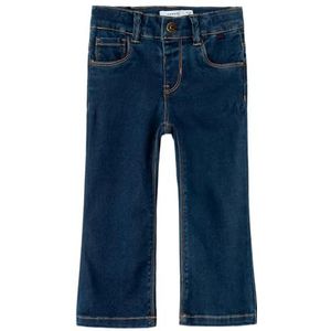 NAME IT Jean pour fille Bootcut, Bleu foncé denim, 86