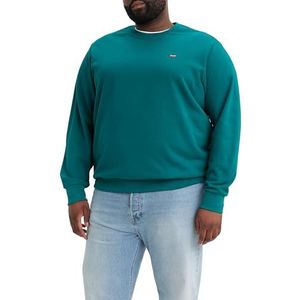 Levi's Big & Tall Original Housemark Crew Sweatshirt voor heren, Ocean Depths