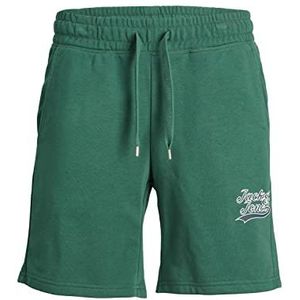 Jack & Jones Jpsttrevor Sweatshirt Shorts Gms joggingbroek voor heren, Groen (Trekking Green)