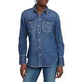 G-STAR Chemise western slim pour femme, Bleu (Faded Noosa Blue D24343-d252-g310), XS
