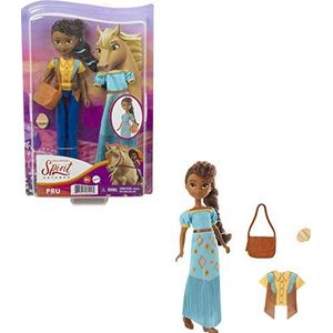 Spirit Pru Joint pop met kleding en modieuze accessoires (Mattel GXF18)