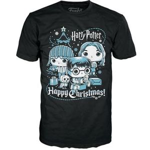 Funko Boxed Tee: Harry Potter Holiday- Ron, Hermione, Harry- Large