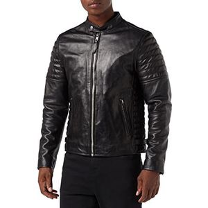 Schott NYC Lcjoe Herenjas, zwart., 3XL