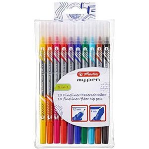 Herlitz My Fineliner en viltpen (10 stuks)