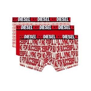 Diesel Umbx-damienthreepack boxershorts voor heren, 3 stuks, Veelkleurig (E6803-0akax)