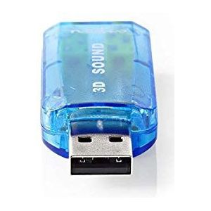 Geluidskaart - 5.1 - USB 2.0 - Microfoonaansluiting: 1x 3.5 mm - Headset-aansluiting: 3.5 mm Male