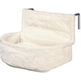 TRIXIE Comfort-tas voor radiatoren, pluche, voor katten, 45 × 13 × 33 cm, wit