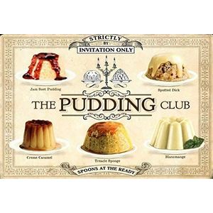 Schatzmix The Pudding Club wandbord van metaal, motief Signs, 20 x 30 cm, meerkleurig