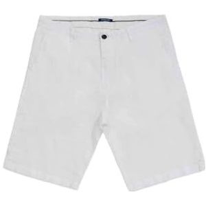 Gianni Lupo GL5039BD vrijetijdsshorts, wit, 52 voor heren, wit, 42-50, Wit.