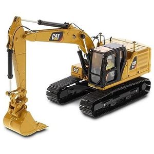 Cat 323 HEX Graafmachine met 4 Stukken Gereedschap - 1:50 - Diecast Masters - High Line Series