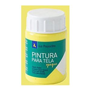 La Pajarita 207622 verduisteringsstofverf, To-02, 35 ml, citroengeel