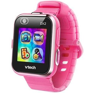 VTech Kidizoom DX2 Smart Watch Smartwatch voor kinderen, dubbele camera, video, spel, kleur roze, ESP-versie (80-193857)